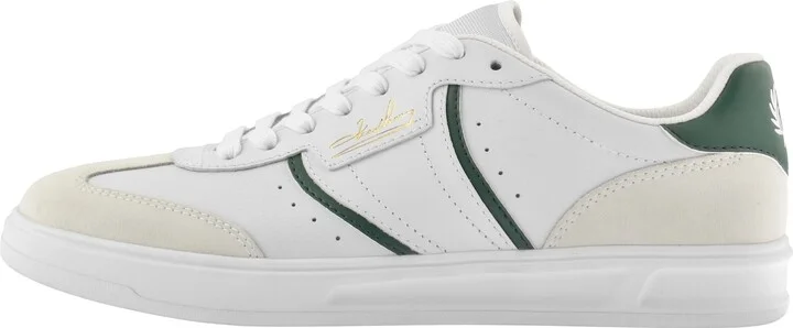 B4 Leather Trainers White