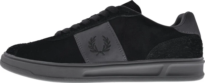 B4 Suede Trainers Black