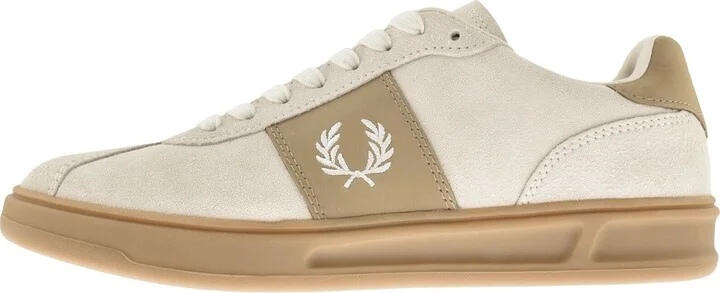 B4 Suede Trainers Cream