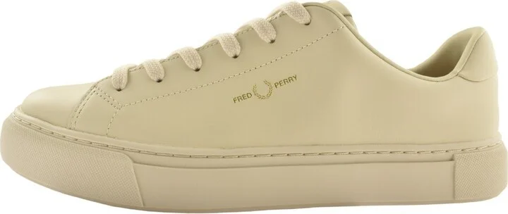 B71 Leather Trainers Cream