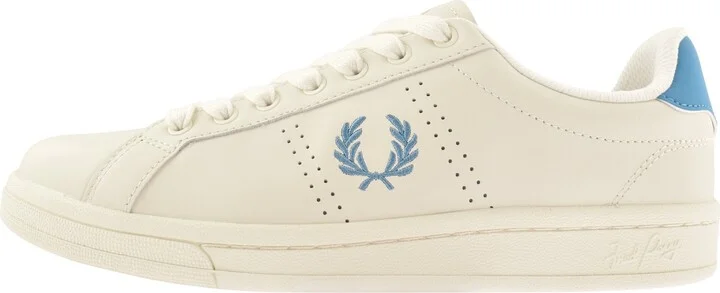 B721 Leather Trainers Cream