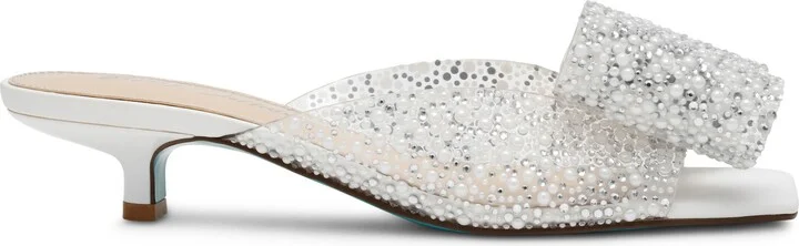 Babe Kitten Heel Slide Sandal - Image 3