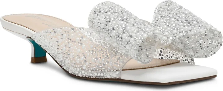 Babe Kitten Heel Slide Sandal