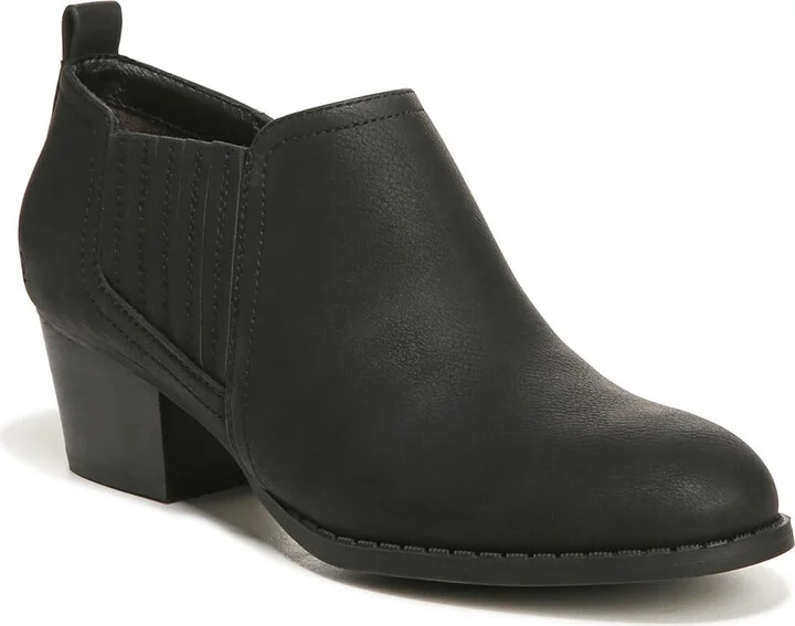 BABE Womens Block Heel Man Made Ankle Boots