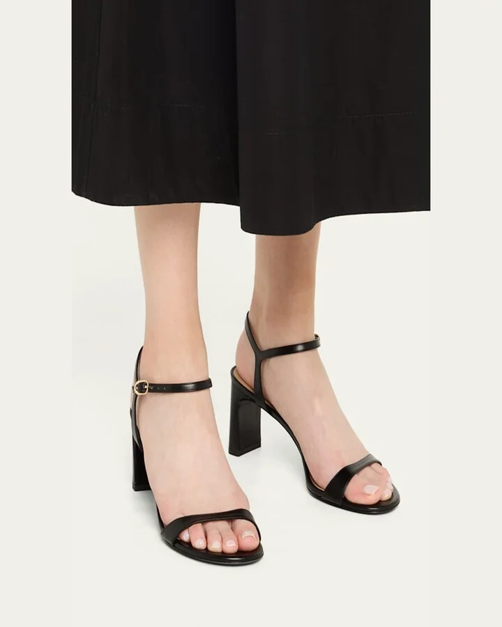Babette Leather Ankle-Strap Sandals - Image 8