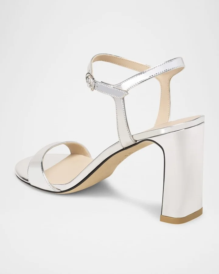 Babette Patent Ankle-Strap Sandals - Image 4