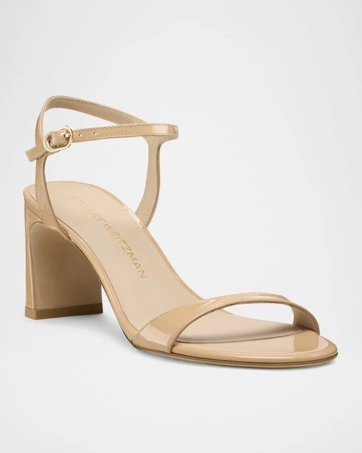 Babette Patent Ankle-Strap Sandals - Image 4