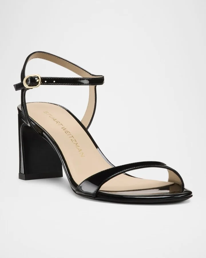 Babette Patent Ankle-Strap Sandals - Image 8