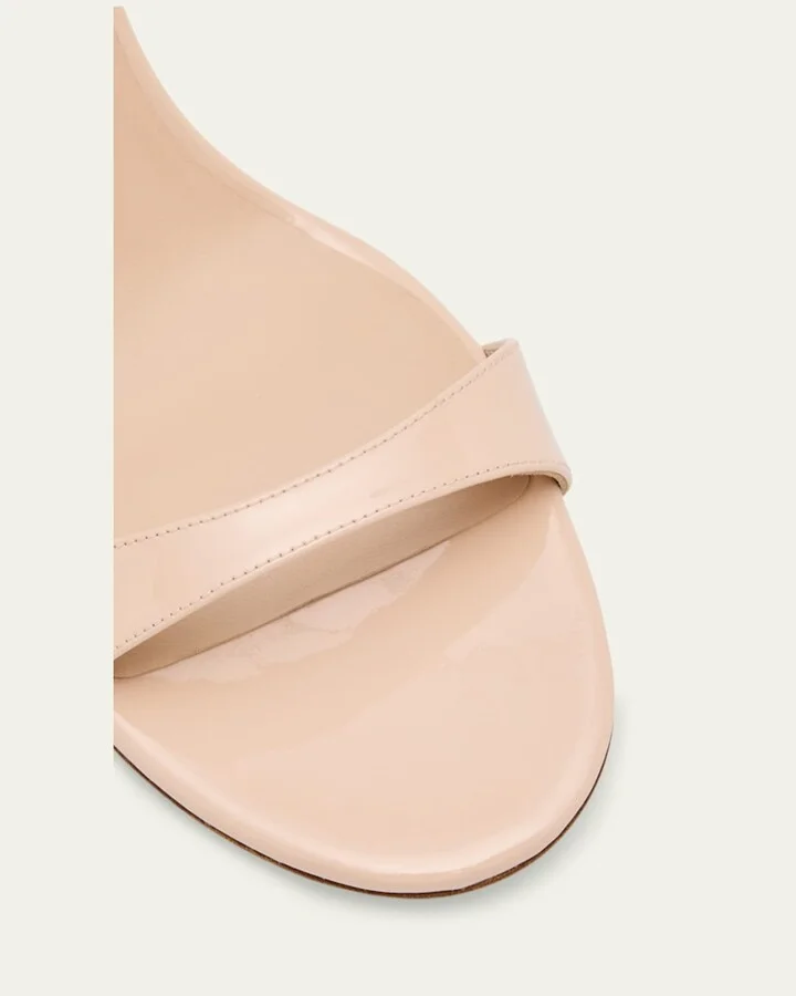 Babette Patent Ankle-Strap Sandals - Image 3