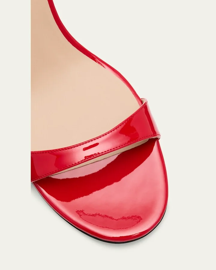 Babette Patent Ankle-Strap Sandals - Image 10