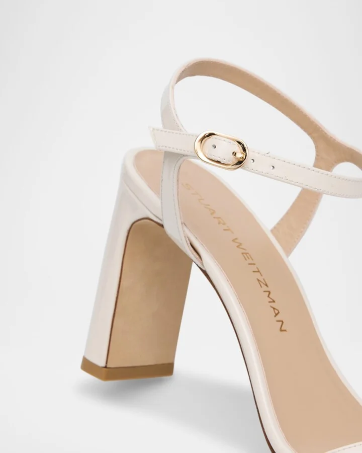 Babette Patent Leather Ankle-Strap Sandals - Image 6