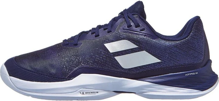 Babolat Jet Mach 3 All Court Mens Tennis Shoes - Dark blue/silver - Image 2