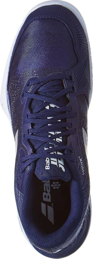 Babolat Jet Mach 3 All Court Mens Tennis Shoes - Dark blue/silver - Image 3