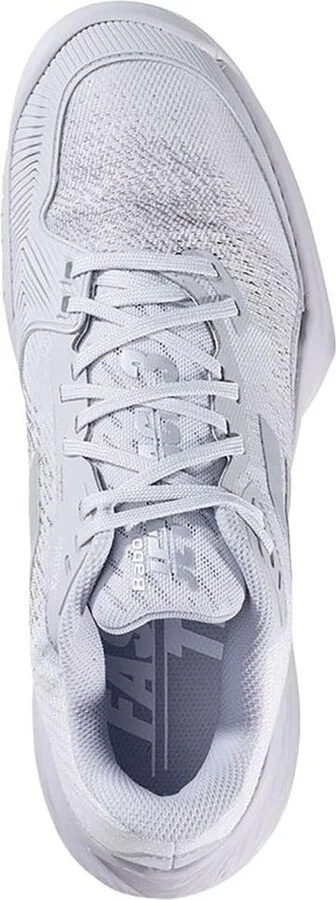 Babolat Jet Mach 3 All Court Womens Tennis Shoes - White/grey - Image 2