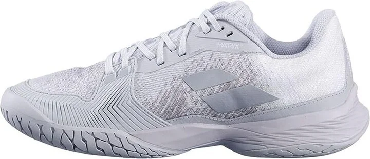 Babolat Jet Mach 3 All Court Womens Tennis Shoes - White/grey - Image 3