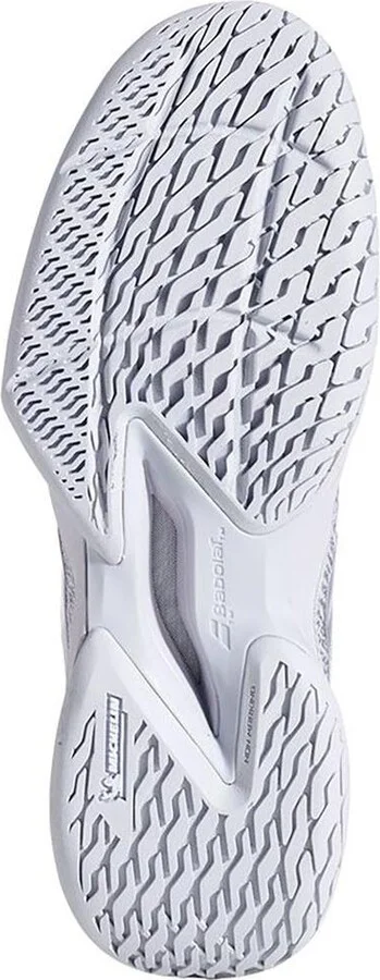 Babolat Jet Mach 3 All Court Womens Tennis Shoes - White/grey - Image 4