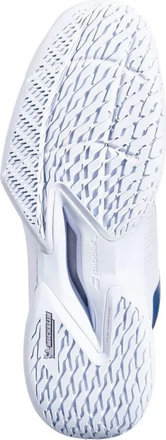 Babolat Jet Tere 2 All Court Wimbledon Mens Tennis Shoes - White/blue navy - Image 4