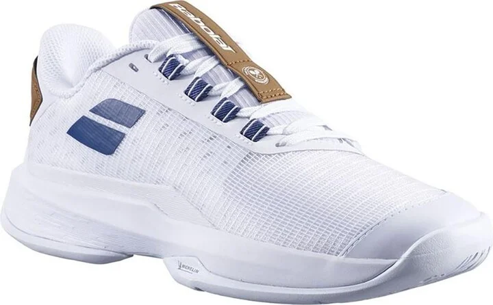 Babolat Jet Tere 2 All Court Wimbledon Womens Tennis Shoes - White/blue navy