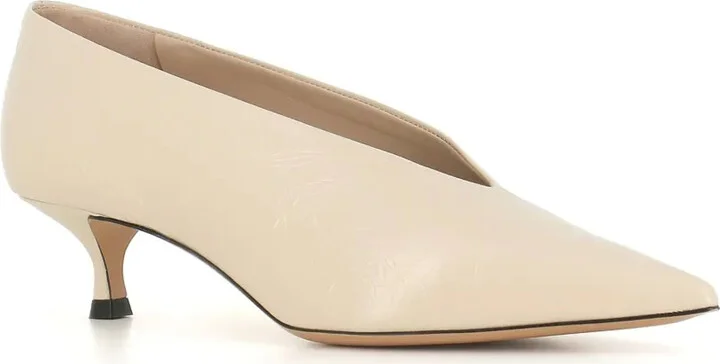 Babouche 40mm leather pumps - Image 2