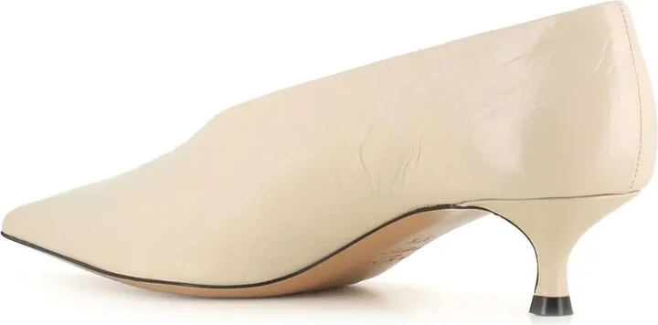 Babouche 40mm leather pumps - Image 3