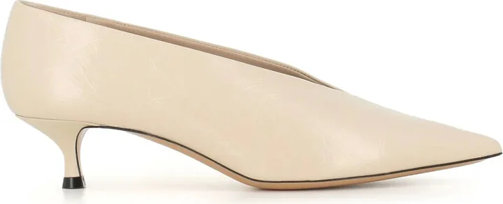 Babouche 40mm leather pumps