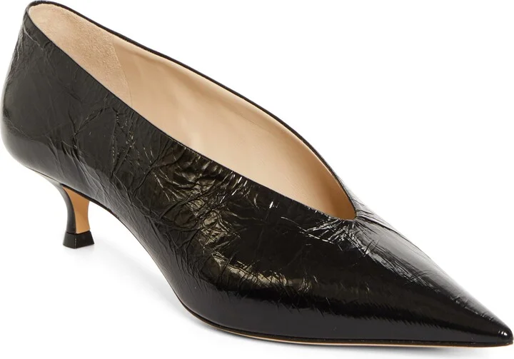 Babouche Kitten Heel Pump
