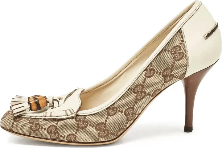 Babouska tassel-embellished pointed-toe pumps