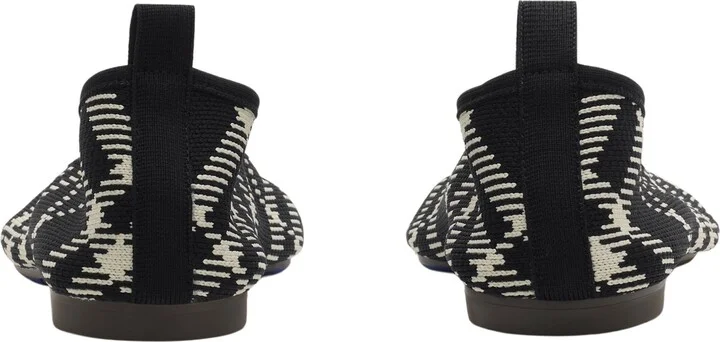 Baby Check Knit Ballerina Flat - Image 6