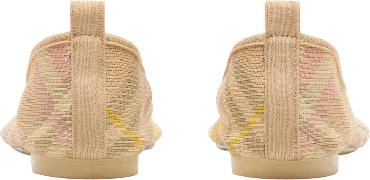 Baby Check Knit Ballerina Flat - Image 6