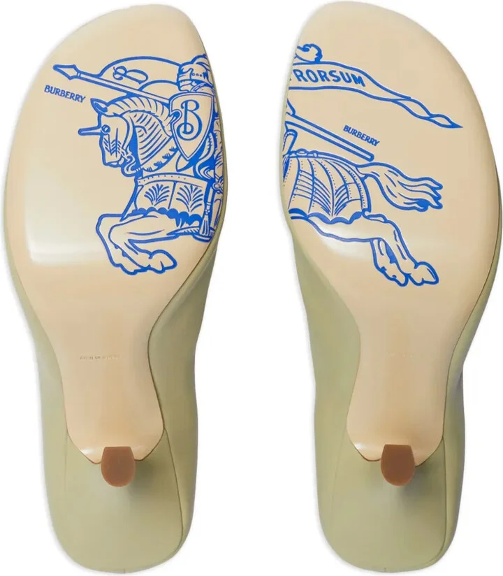 Baby Zip 100mm leather pumps - Image 5