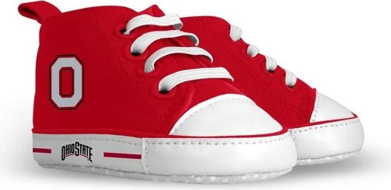 BabyFanatic Pre-Walkers High-Top Unisex Baby Shoes - NCAA Ohio State Buckeyes - Image 2