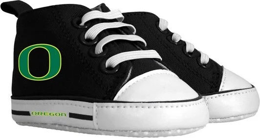 BabyFanatic Pre-Walkers High-Top Unisex Baby Shoes - NCAA Oregon Ducks - Image 2