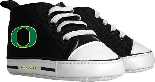 BabyFanatic Pre-Walkers High-Top Unisex Baby Shoes - NCAA Oregon Ducks
