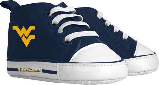 BabyFanatic Pre-Walkers High-Top Unisex Baby Shoes - NCAA West Virginia Mountaineers - Image 2