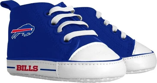 BabyFanatic Pre-Walkers High-Top Unisex Baby Shoes - NFL Buffalo Bills