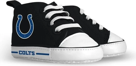 BabyFanatic Pre-Walkers High-Top Unisex Baby Shoes - NFL Indianapolis Colts - Image 2