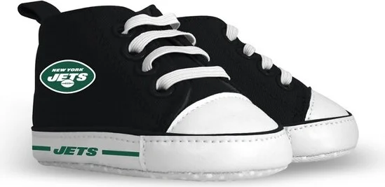 BabyFanatic Pre-Walkers High-Top Unisex Baby Shoes - NFL New York Jets - Image 2