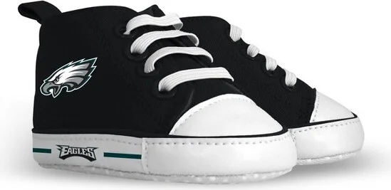 BabyFanatic Pre-Walkers High-Top Unisex Baby Shoes - NFL Philadelphia Eagles - Image 2