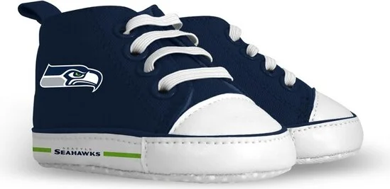 BabyFanatic Pre-Walkers High-Top Unisex Baby Shoes - NFL Seattle Seahawks - Image 2