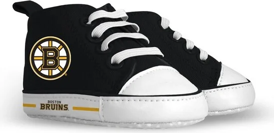 BabyFanatic Pre-Walkers High-Top Unisex Baby Shoes - NHL Boston Bruins - Image 2