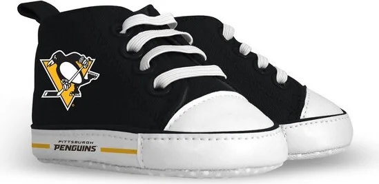 BabyFanatic Pre-Walkers High-Top Unisex Baby Shoes - NHL Pittsburgh Penguins - Image 2
