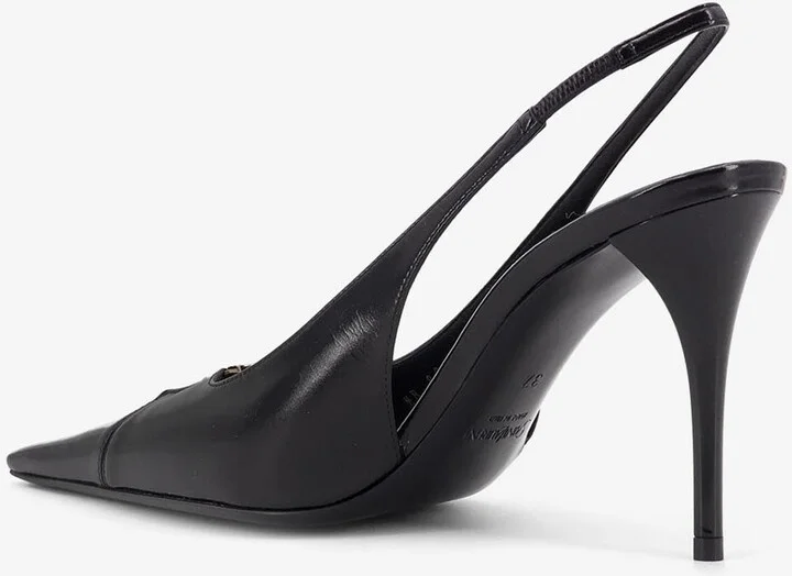 Babylon 90 Calf Leather Slingback Sandals - Image 2