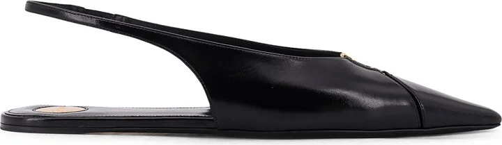 Babylone 00 Bal Leather Slingback Ballerinas