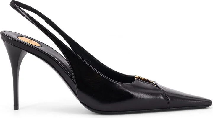 Babylone 90 Pum Leather Slingback Pumps