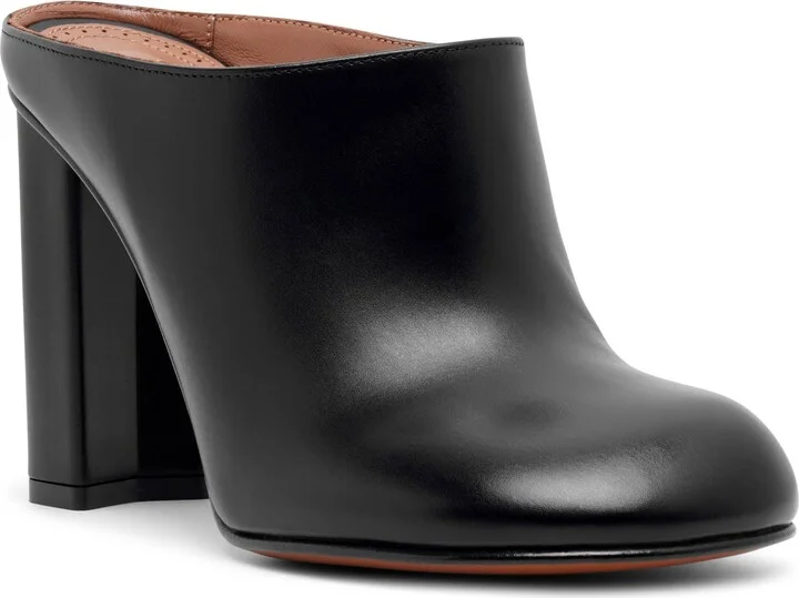 Babylone black leather mules - Image 3