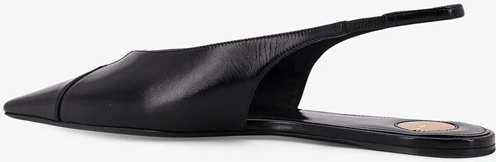 Babylone Leather Slingback Flats - Image 2