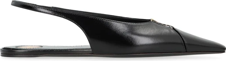 Babylone Pointy-toe Slingback Ballet Flats