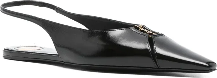 Babylone slingback pointed-toe flats - Image 2