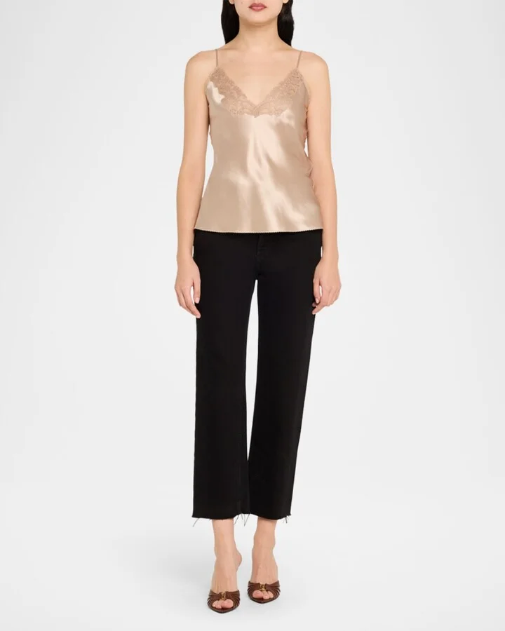 Babylone YSL Ruched Leather Mule Sandals - Image 10