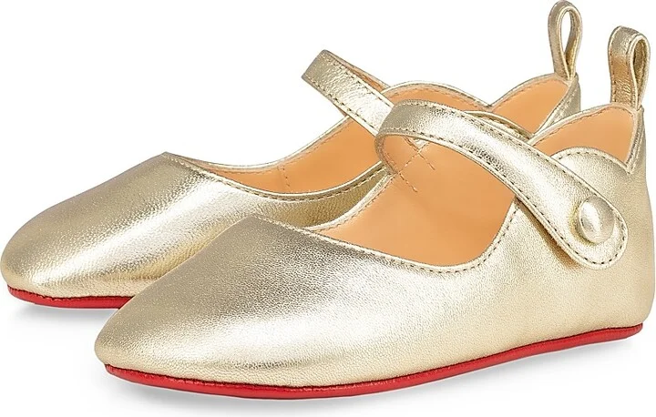 Baby's Baby Love Chick Ballerinas - Gold - Size 2.5 (Baby) - Image 2